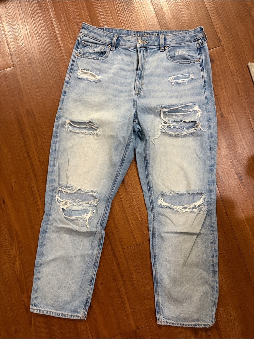 Light Blue Distressed AE Jeans